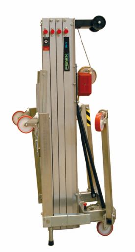 Picture of Aluminium industrial tower. Loading from the ground