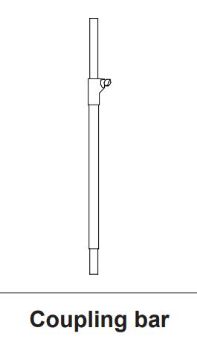 Picture of Adjustable speaker pole mount for T45, GT and SA3+