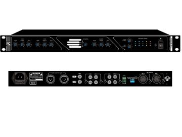 Picture of Stereo Preamp Mixer. 2 XLR Mic In, 4 Aux In, 2 outputs