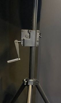 Picture of Heavy duty wind-up tripod speaker stand - 50kg