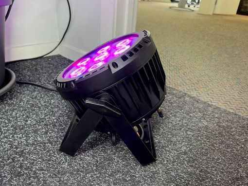 Picture of Battery PAR  Light - Outdoor. 7x12W  RGBWA+UV