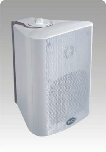 Picture of 2-Way Wall Mount Speaker, 20w/100v 4"+1.5", White