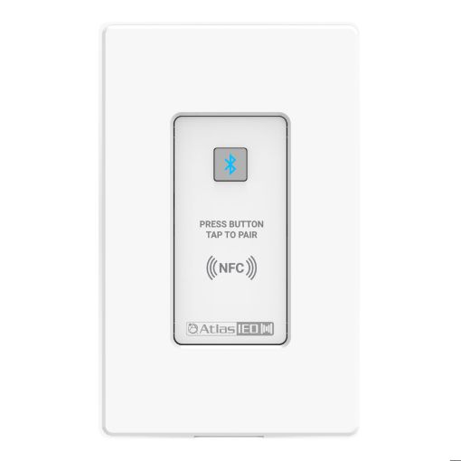 Picture of AtlasIED atmosphere BlueTooth wall-plate, white