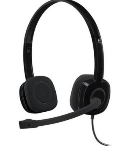 Picture of Logitech Stereo headset microphone w/ 3.5mm connector
